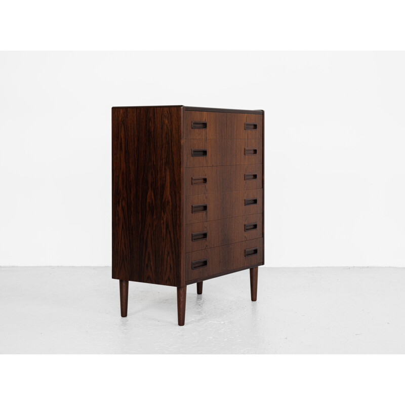 Mid century Danish chest of 6 drawers in rosewood by Westergaard, 1960s