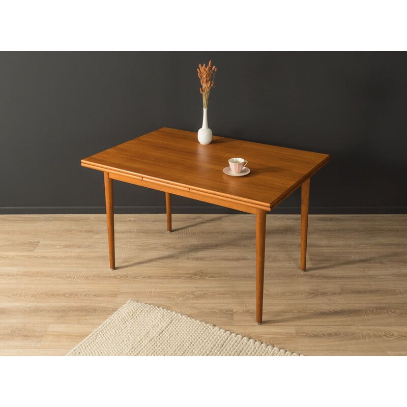 Vintage teak dining table by Max Böhme, Germany 1960s