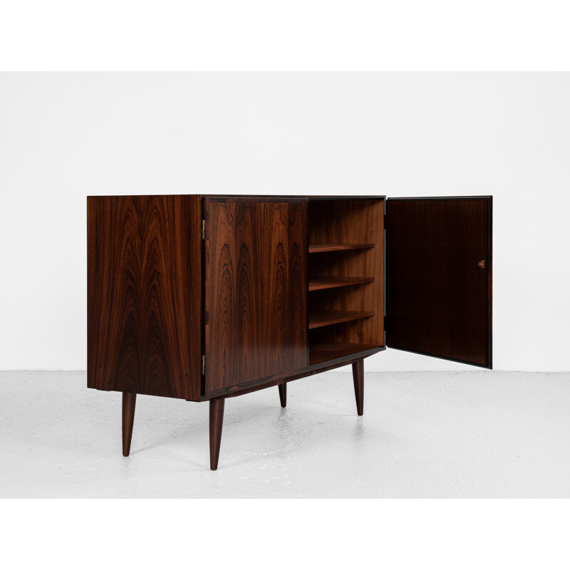 Mid century Danish 2-door cabinet in rosewood by Omann Jun, 1960s