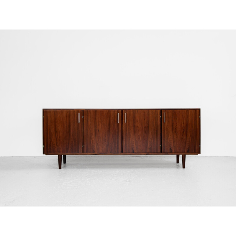 Mid century Danish sideboard in rosewood with metal details, 1960s