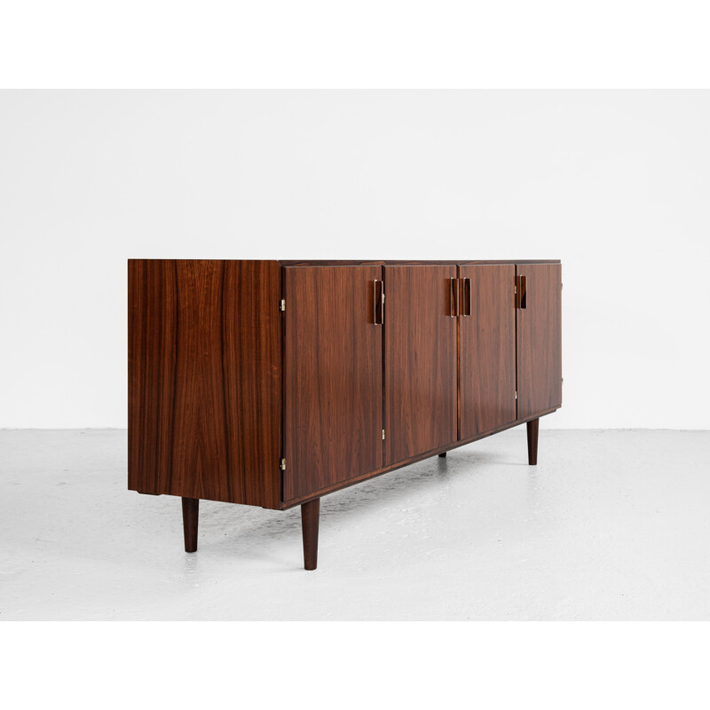 Mid century Danish sideboard in rosewood with metal details, 1960s