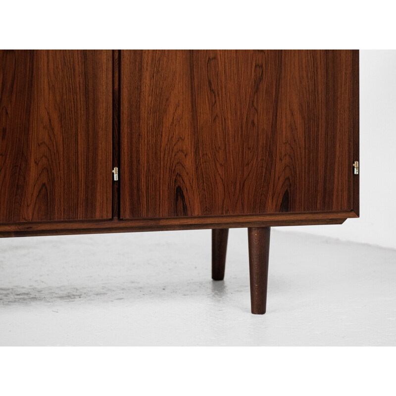 Mid century Danish sideboard in rosewood with metal details, 1960s