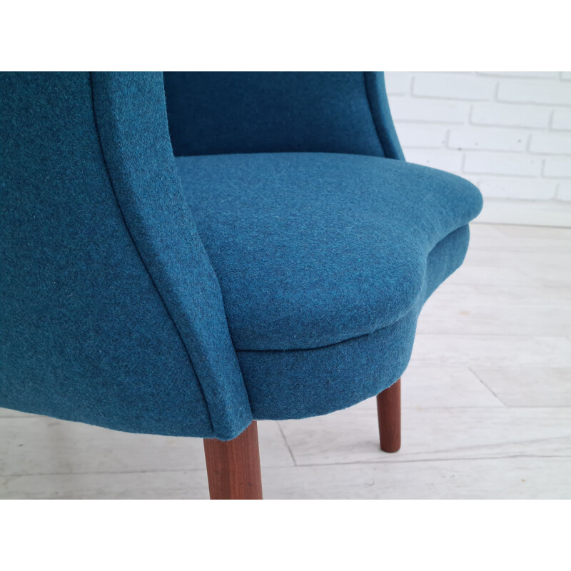 Vintage "Teddy chair" Danish armchair by Svend Skipper, 1970s