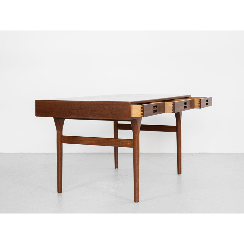 Mid century Danish desk in teak by Nanna and Jørgen Ditzel for Søren Willadsen, 1950s