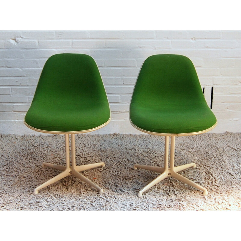 Paire de chaises "La fonda" EAMES, édition Herman Miller - années 60