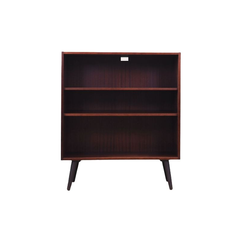 Mahogany vintage bookcase, Denmark 1970s