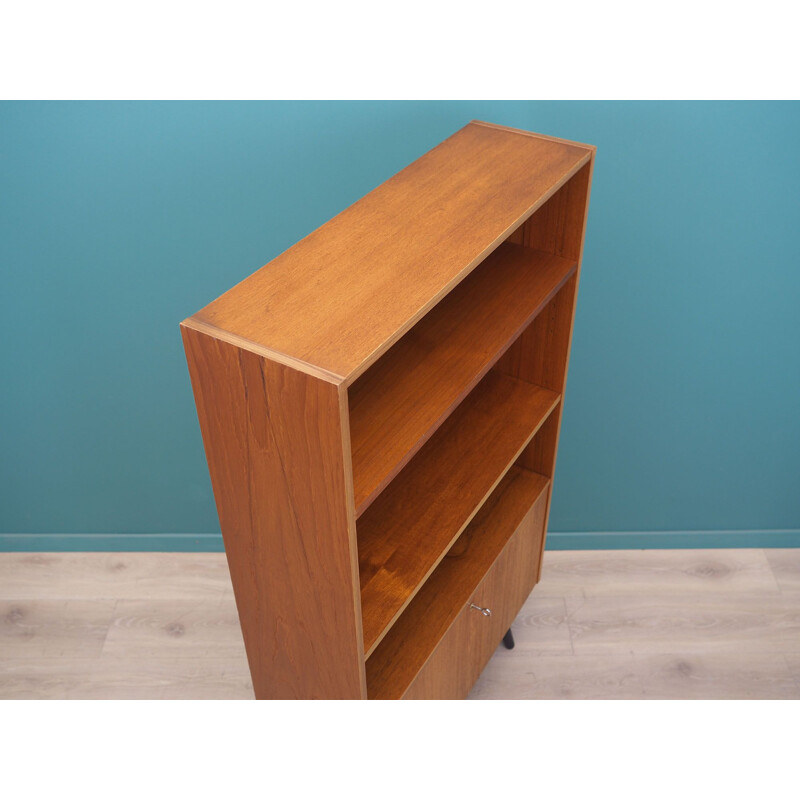 Teak vintage bookcase, Denmark 1970s