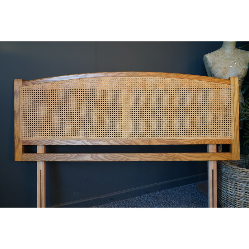 Vintage Cotswold Caners Oaksey double headboard rattan natural