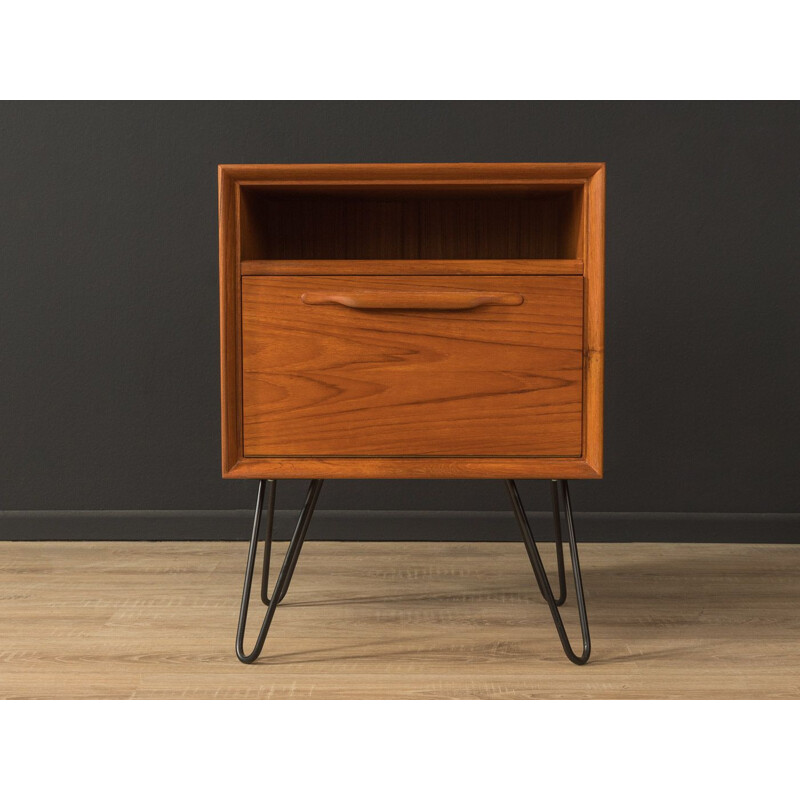 Vintage teak night stand by Heinrich Riestenpatt, Germany 1960s