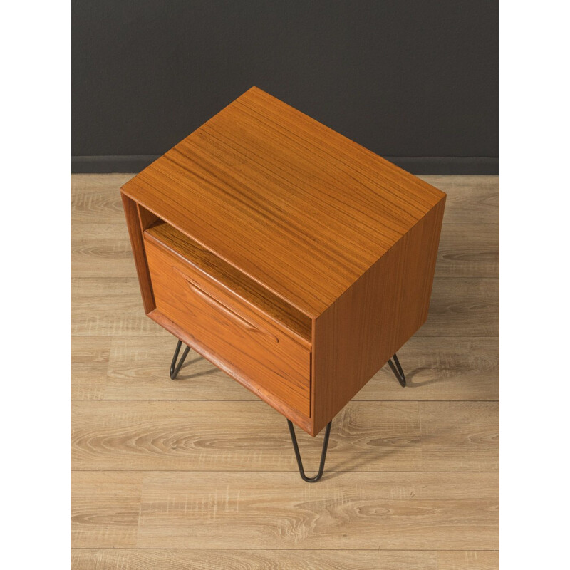 Vintage teak night stand by Heinrich Riestenpatt, Germany 1960s