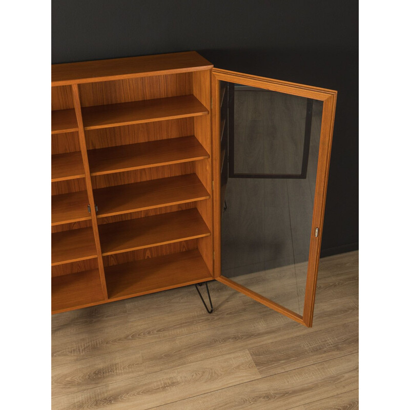 Vintage teak display cabinet by Omann Jun, Denmark 1960s