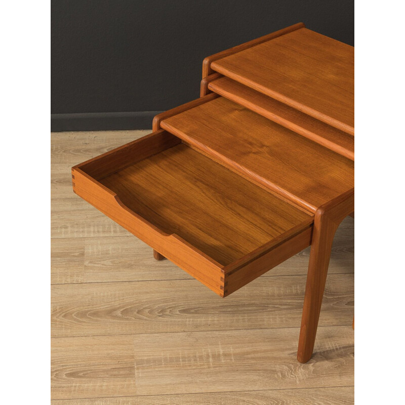 Vintage teak nesting tables, Denmark 1960s