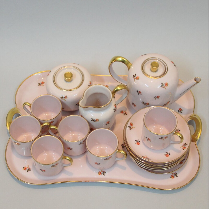 Service à thé Jos. Guillaume de Anvers en porcelaine, Jean HAVILAND - 1940