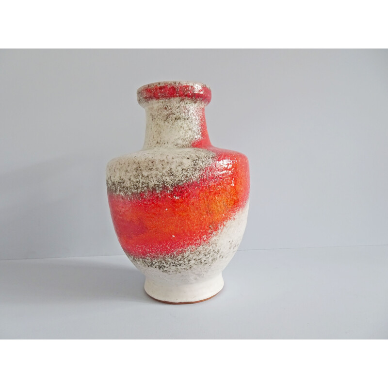 Vase vintage de Fridegart Glatzle pour Karlsruher Majolica, 1960