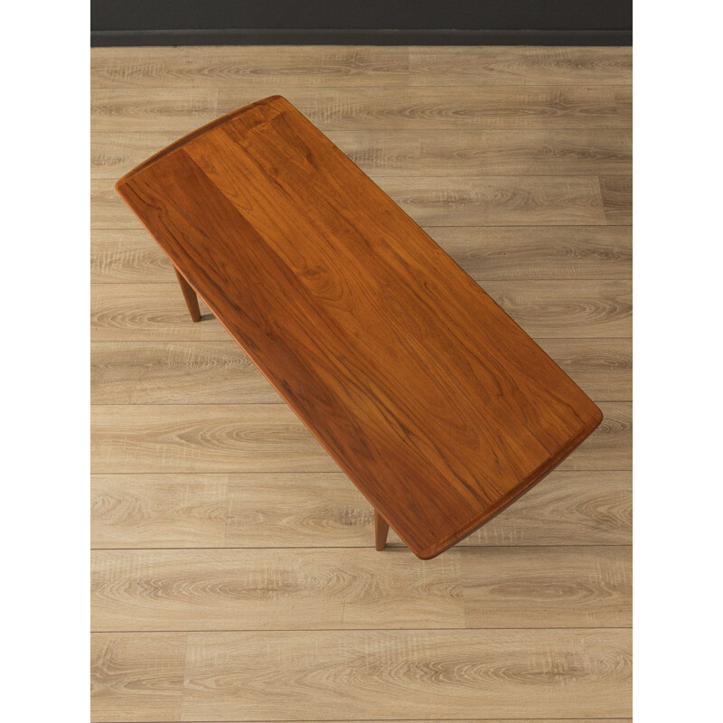 Vintage teak coffee table by Tove and Edvard Kindt-Larsen for France et Son, Denmark 1960