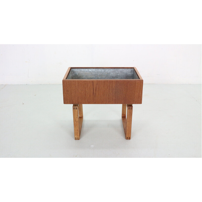 Teak vintage planter by Kai Kristiansen for Salin Mobler, Denmark 1960s