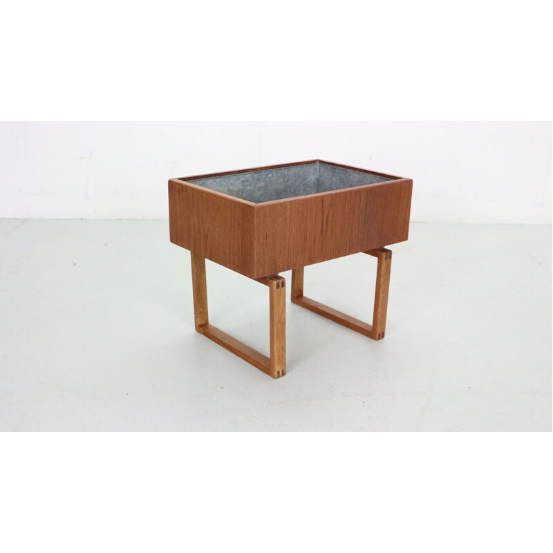 Teak vintage planter by Kai Kristiansen for Salin Mobler, Denmark 1960s