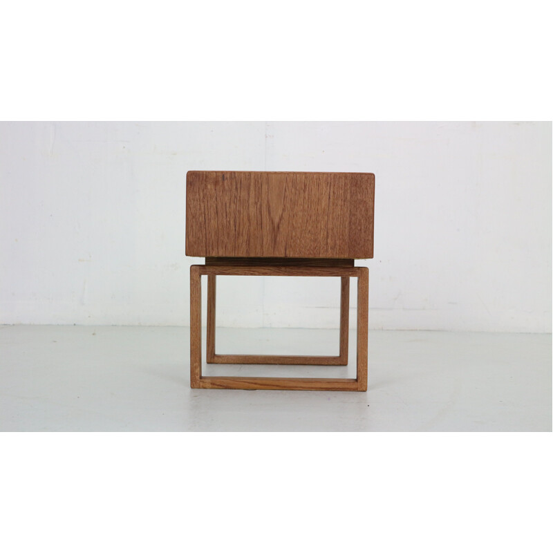 Teak vintage planter by Kai Kristiansen for Salin Mobler, Denmark 1960s