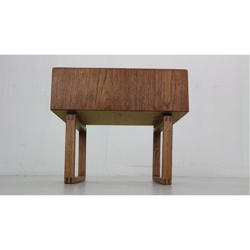 Teak vintage planter by Kai Kristiansen for Salin Mobler, Denmark 1960s