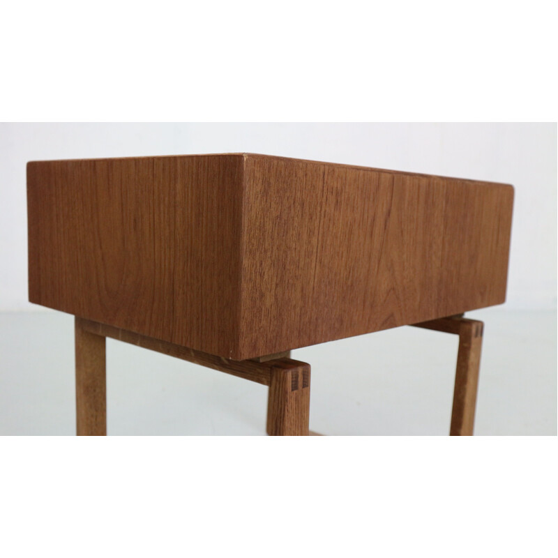 Teak vintage planter by Kai Kristiansen for Salin Mobler, Denmark 1960s