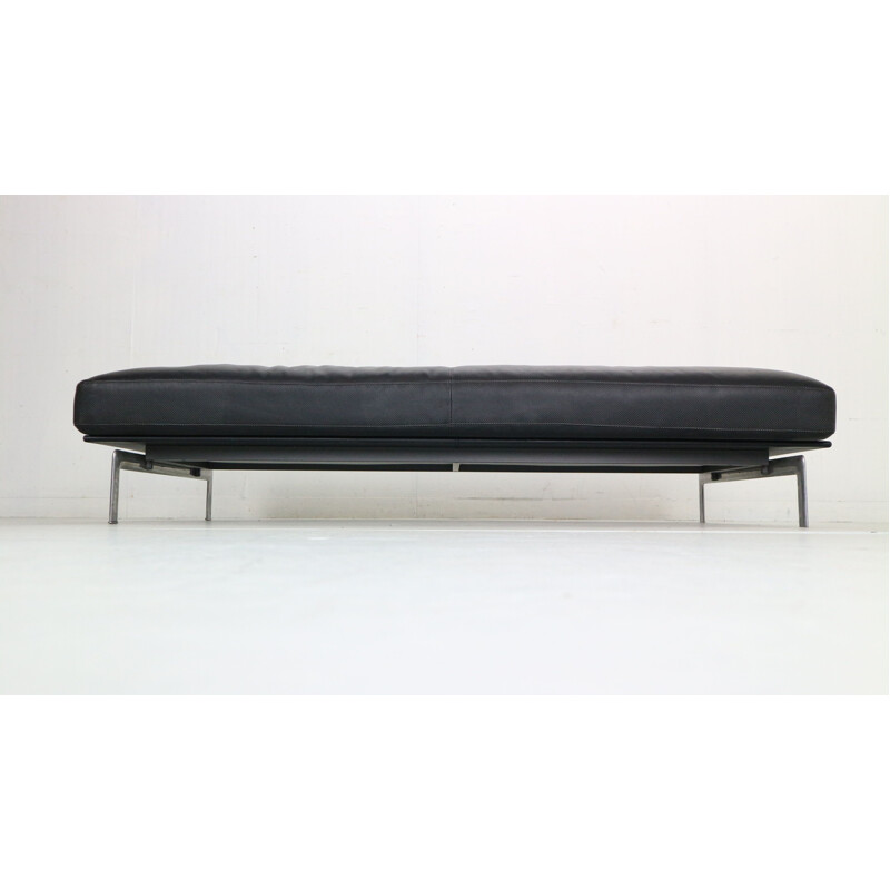 Vintage "Diesis" leather daybed by Antonio Citterio& Paolo Nava for B&B Italia, 1980s