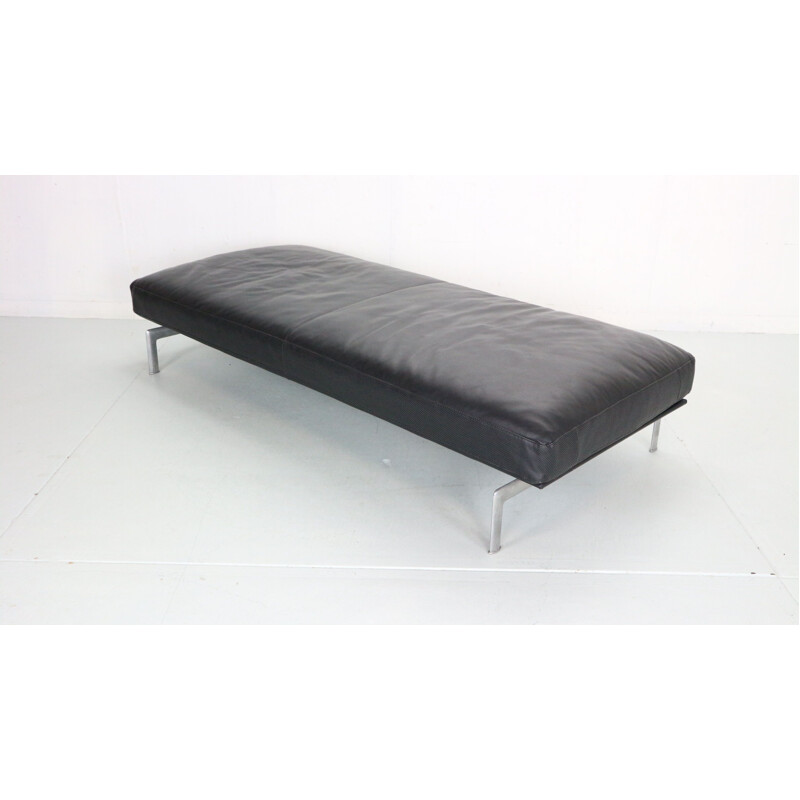 Vintage "Diesis" leather daybed by Antonio Citterio& Paolo Nava for B&B Italia, 1980s