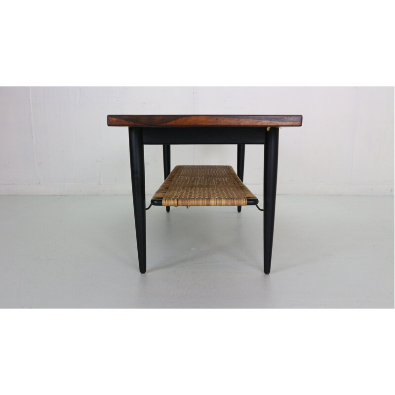 Danish vintage Brazilian rosewood coffee table, 1960s