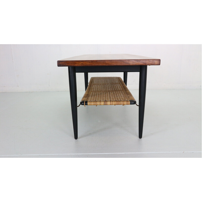 Danish vintage Brazilian rosewood coffee table, 1960s