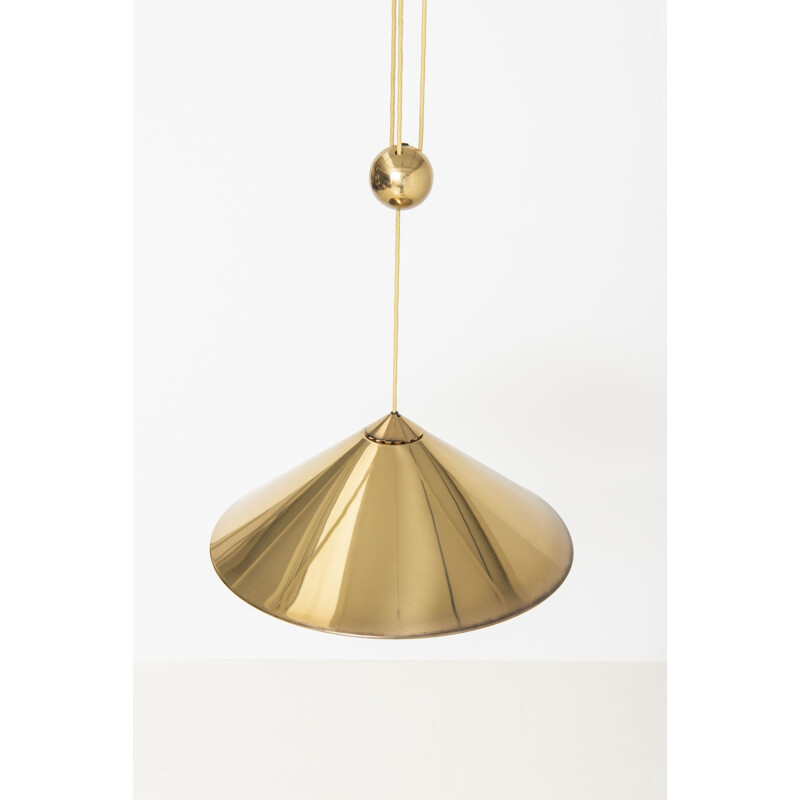 Vintage "Keos" pendant lamp by Florian Schulz, Germany 1970s