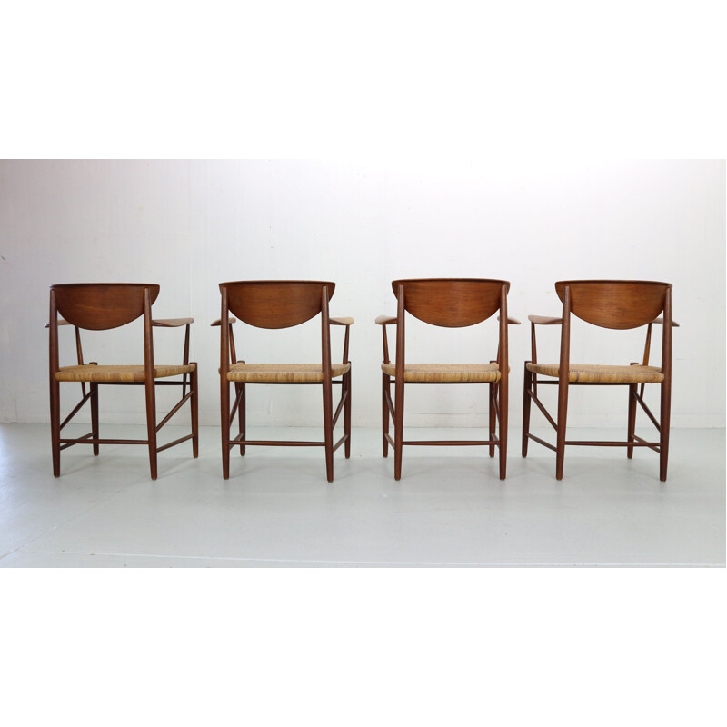 Set aus 4 Vintage-Sesseln von Peter Hvidt