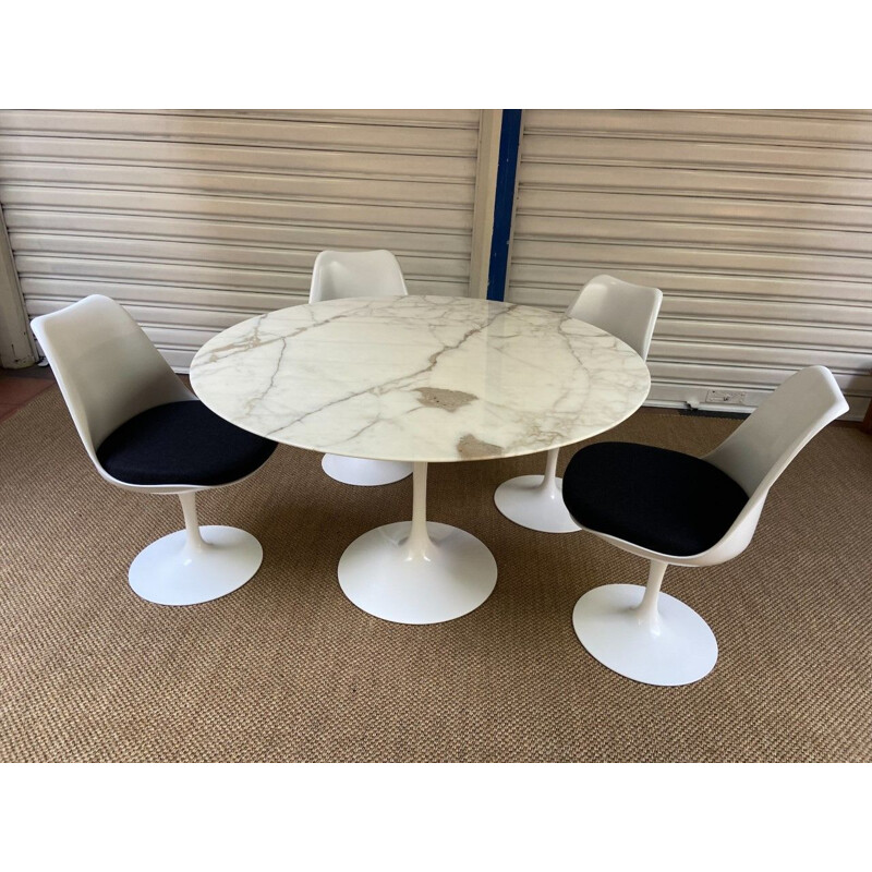 Table tulipe vintage par Eero Saarinen pour Knoll