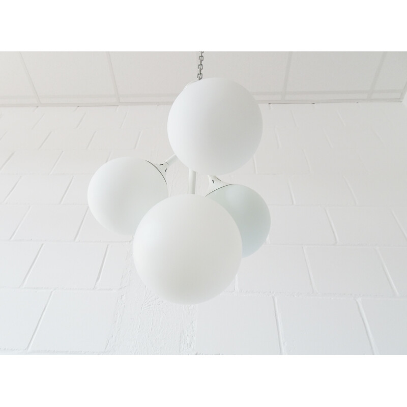 Mid century Sputnik chandelier by Kaiser Leuchten, 1970s