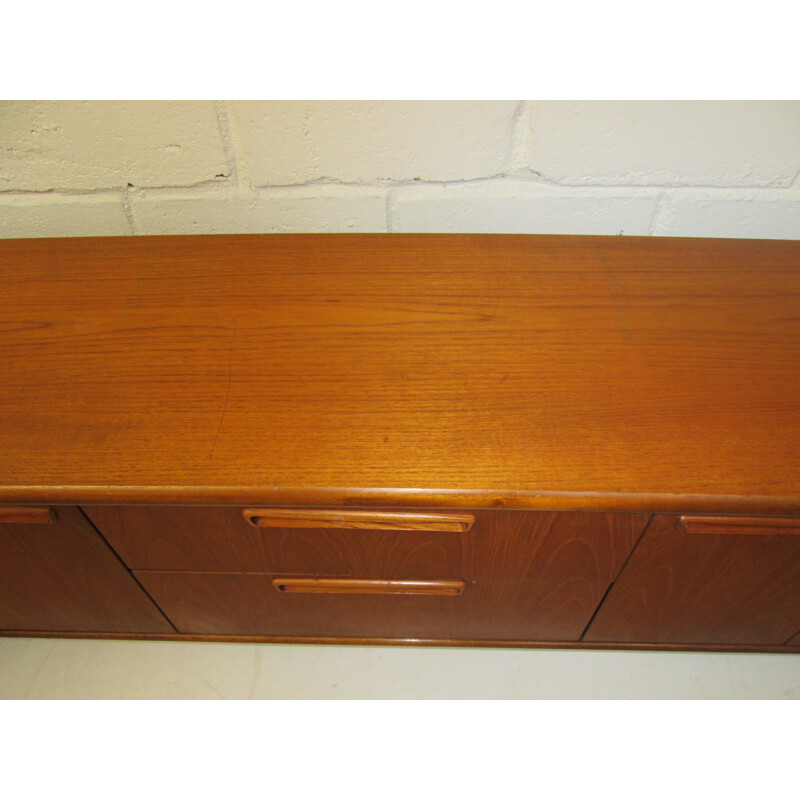 Vintage teak sideboard with 4 doors