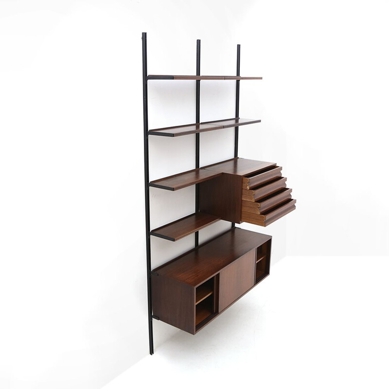 Vintage "E22" wall unit by Osvaldo Borsani for Tecno, 1960s