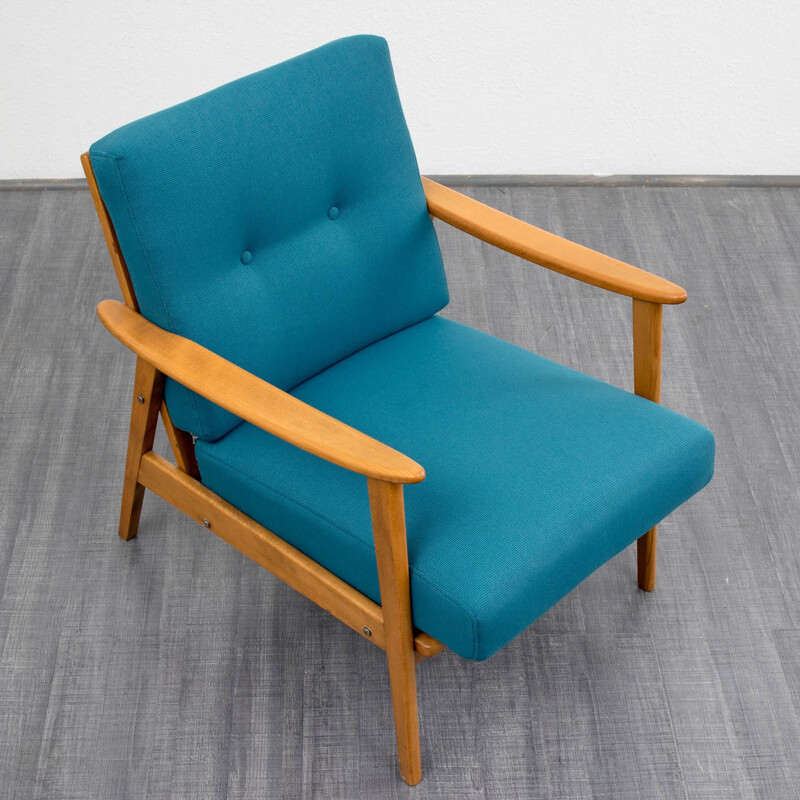 Armchair in beech - 1960s