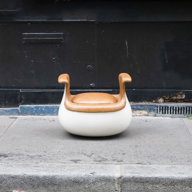 Repose-pied vintage Culbuto de Marc Held pour Knoll, 1970