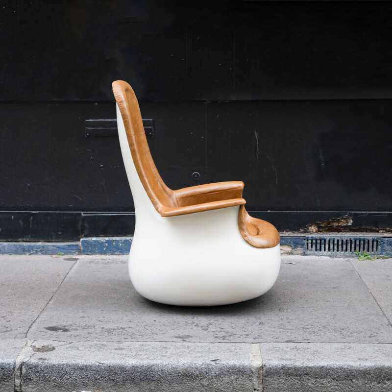 Vintage Culbuto armchair by Marc Held for Knoll, 1970