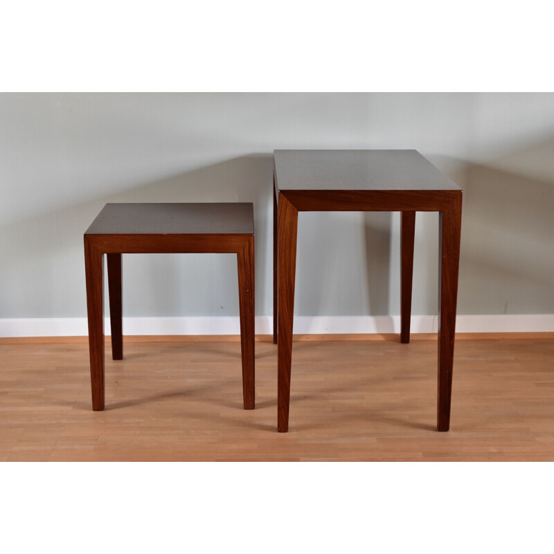 Vintage nesting tables by Severin Hansen for Haslev Møbelsnedkeri, Denmark 1960s