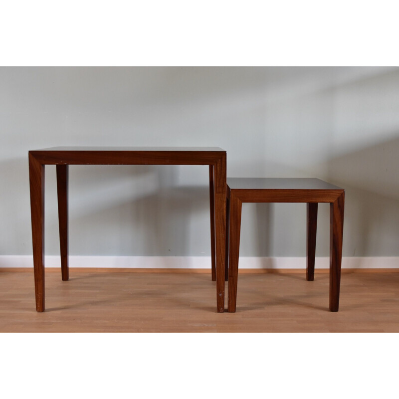 Vintage nesting tables by Severin Hansen for Haslev Møbelsnedkeri, Denmark 1960s