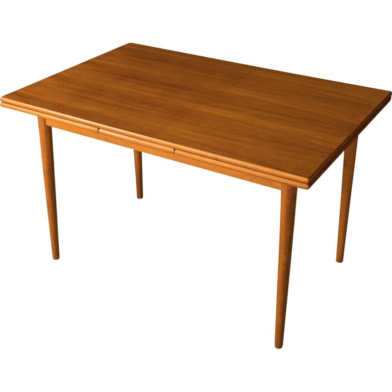 Vintage teak dining table by Max Böhme, Germany 1960s