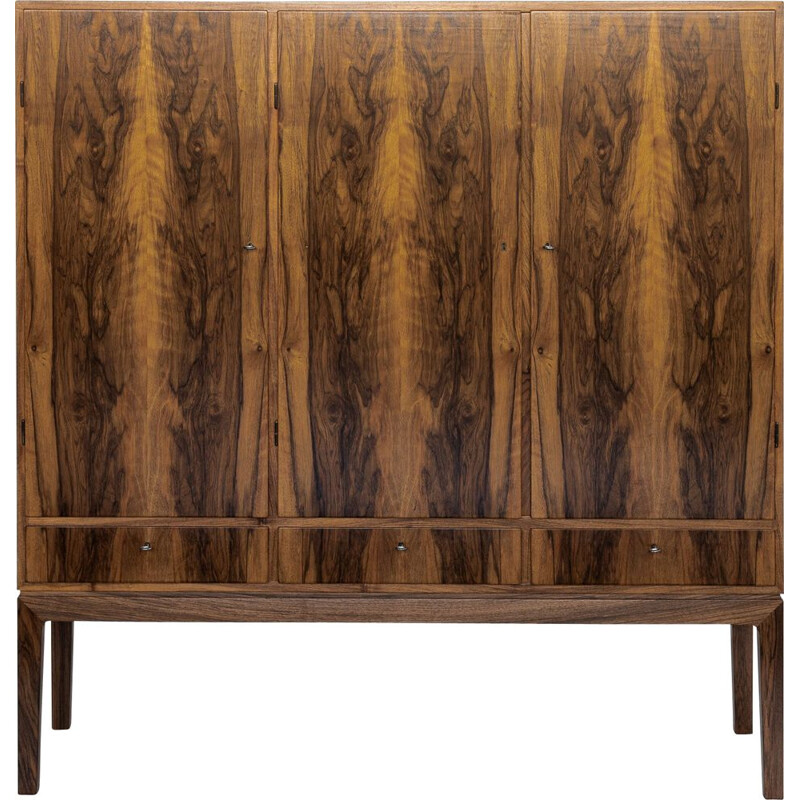 Mid century award-winning cabinet in walnut, Denmark 1957