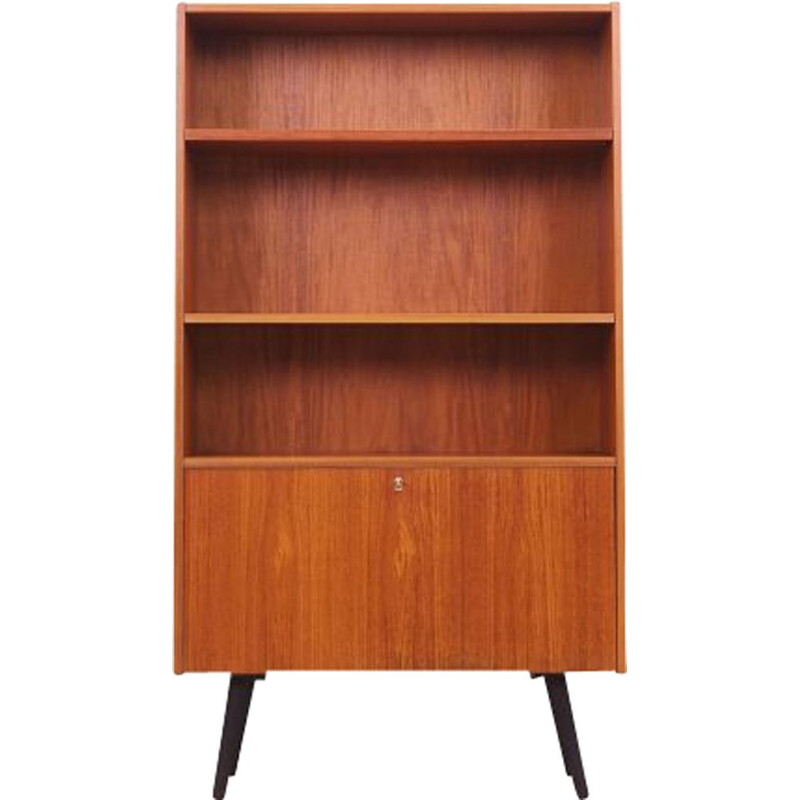 Teak vintage bookcase, Denmark 1970s