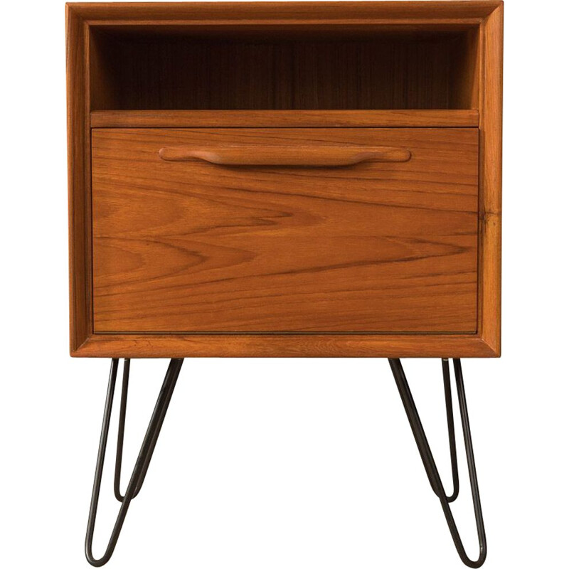 Vintage teak night stand by Heinrich Riestenpatt, Germany 1960s