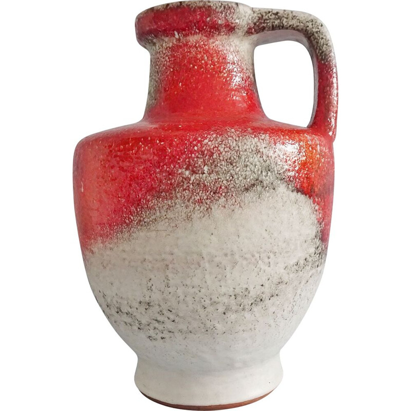 Vase vintage de Fridegart Glatzle pour Karlsruher Majolica, 1960
