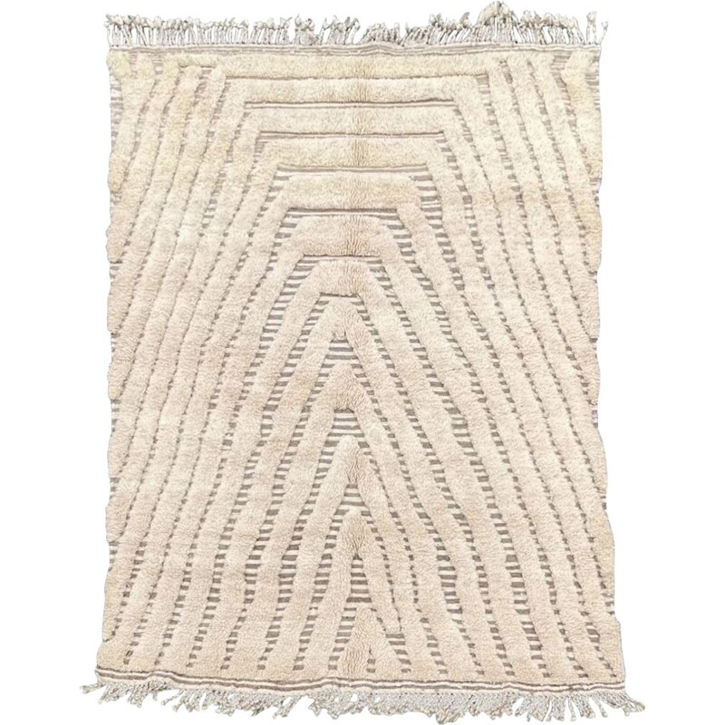 Vintage Moroccan Berber rug beni ouarain