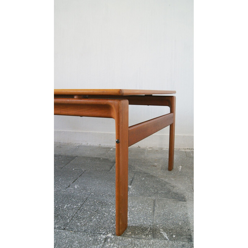 Danish vintage teak coffee table by Komfort, 1970s