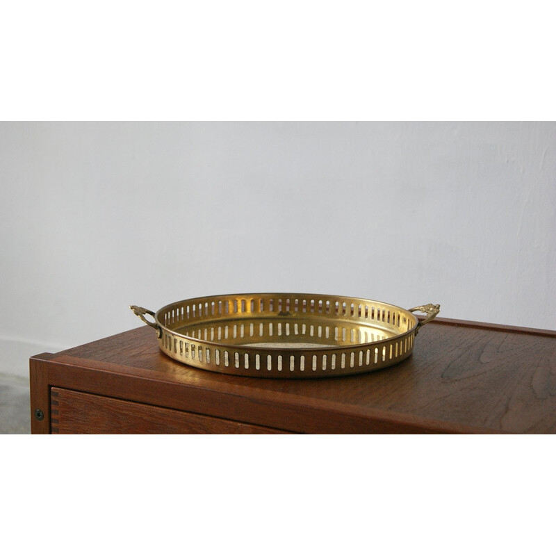 Vintage brass tray