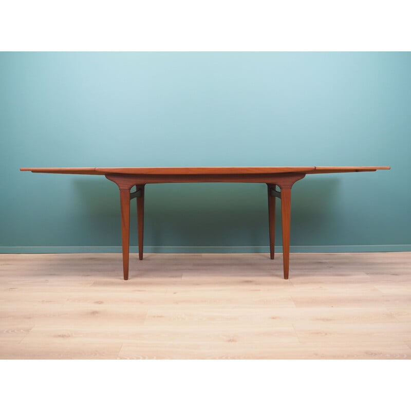 Vintage mesa de teca dinamarquesa por Johannes Andersen, 1960