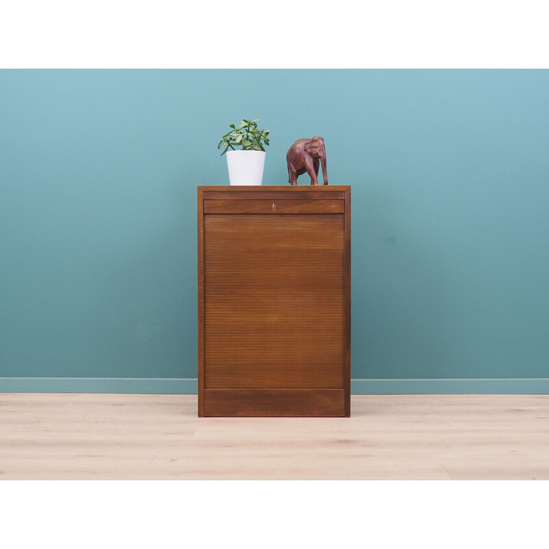 Walnut vintage cabinet, Denmark 1960s