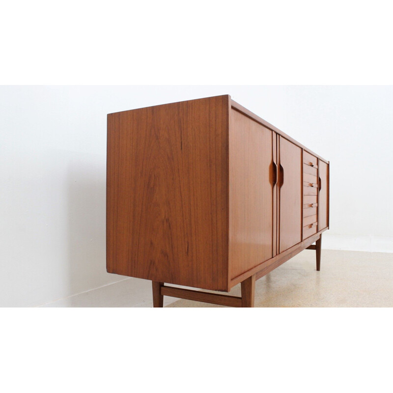 Mid century scandinavian teak sideboard, Italy 1960s